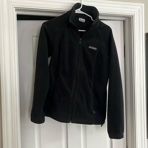 Columbia Fleece Zip-Up, size: Medium, color: Black